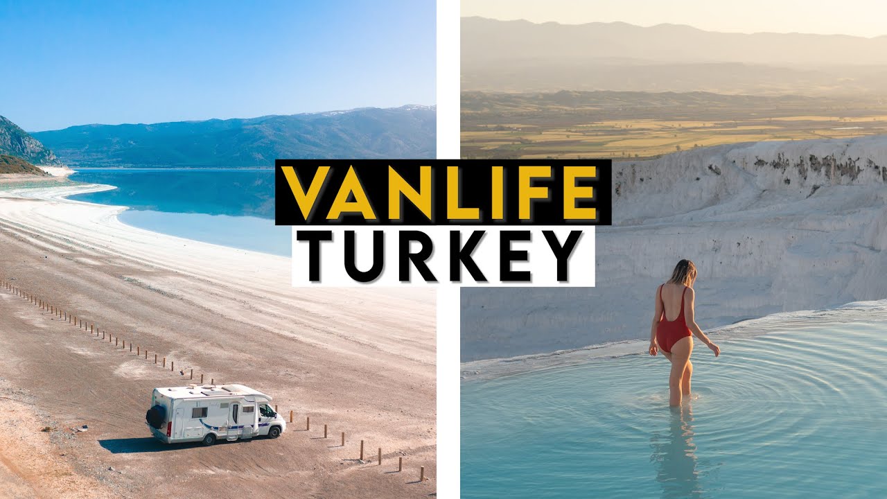 Our BEST Day of VAN LIFE in TURKEY | PAMUKKALE & LAKE SALDA