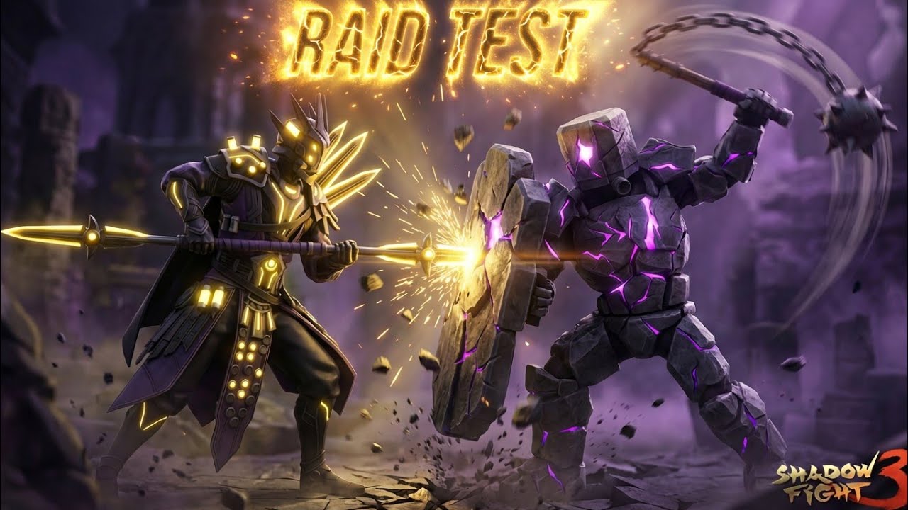 Last Operator Set Raid Damage Test - Shadow Fight 3 New Legendary Set 