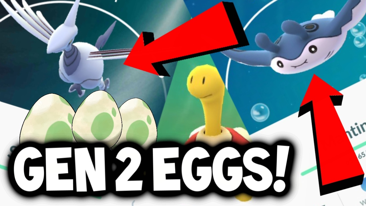 COMPLETE POKEMON GO GEN 2 EGG HATCH LIST! ★ ALL GEN 2 POKEMON FOR 2K, 5K & 10K EGGS IN POKEMON GO