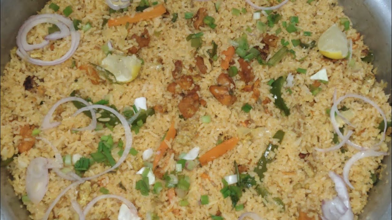 Street style chicken fried rice😍|Tasty and easy 🥰|