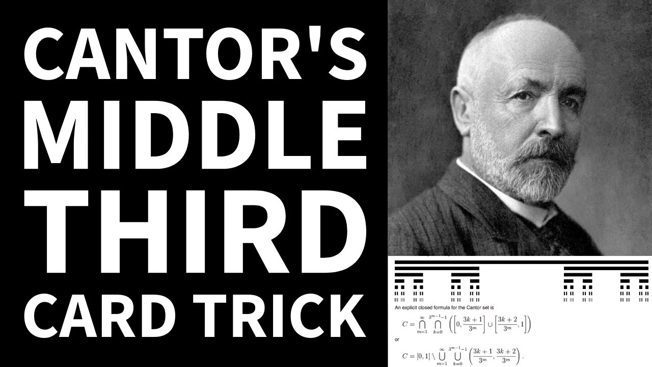 Cantor's Middle-Third Card Trick (Math Card Magic 💎)