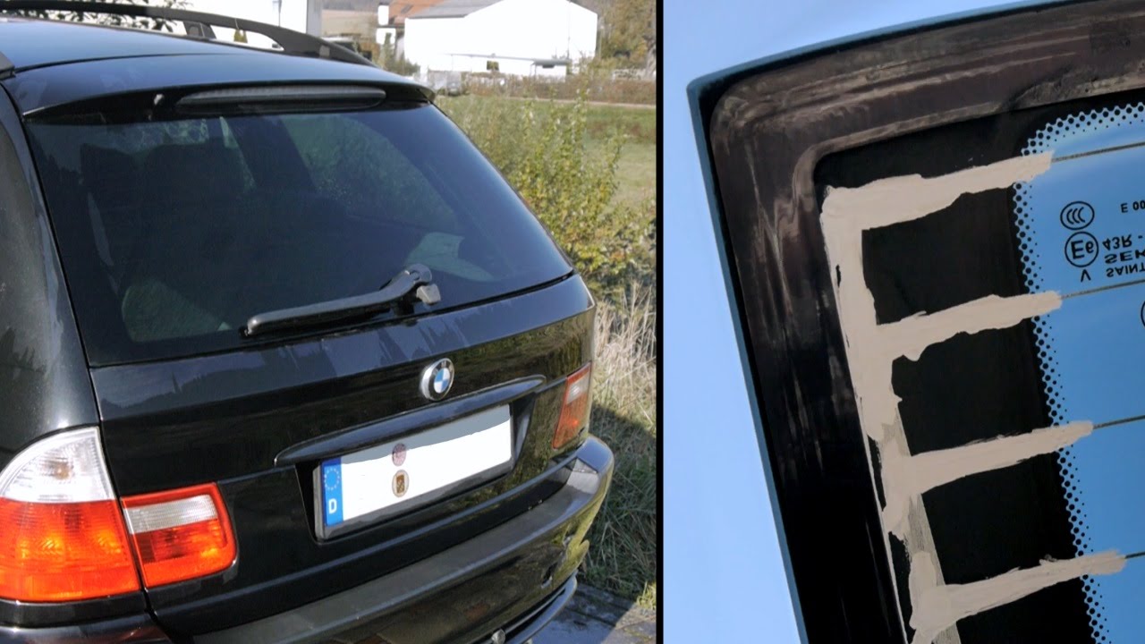 [Anleitung] BMW 3er E46 Heckscheibenheizung reparieren mit Leitsilber
