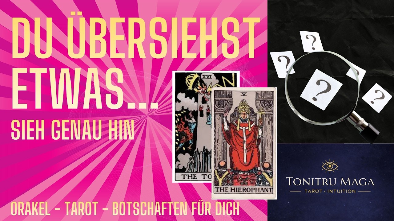 SIEH GENAU HIN! Eine wichtige Botschaft bringt jetzt Veränderung ✨ #Kartenlegung #Tarot #Orakel