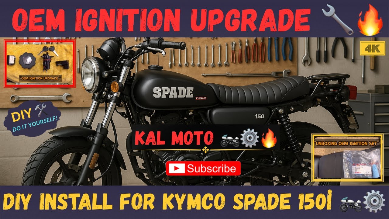 OEM Ignition Upgrade for KYMCO Spade 150i | Full DIY Step By Step Install Guide 🏍️⚙️🔥#diy #motovlog