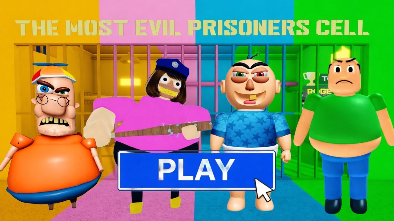 SCHOOL ESCAPE VS BARBIE'S PRISON VS EVIL BABY VS TEAM FUT GUY? OBBY Full Gameplay #roblox 