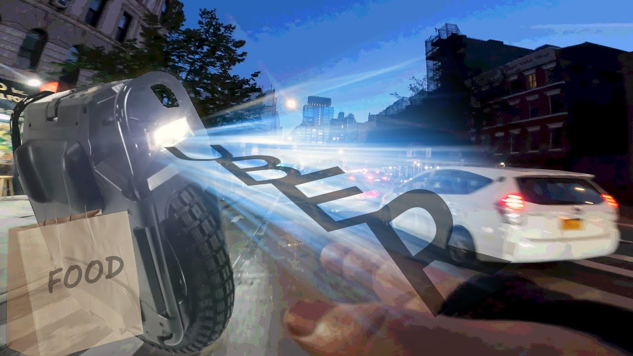 Uber Eats *TUNNEL VISION ~electric unicycle PEV