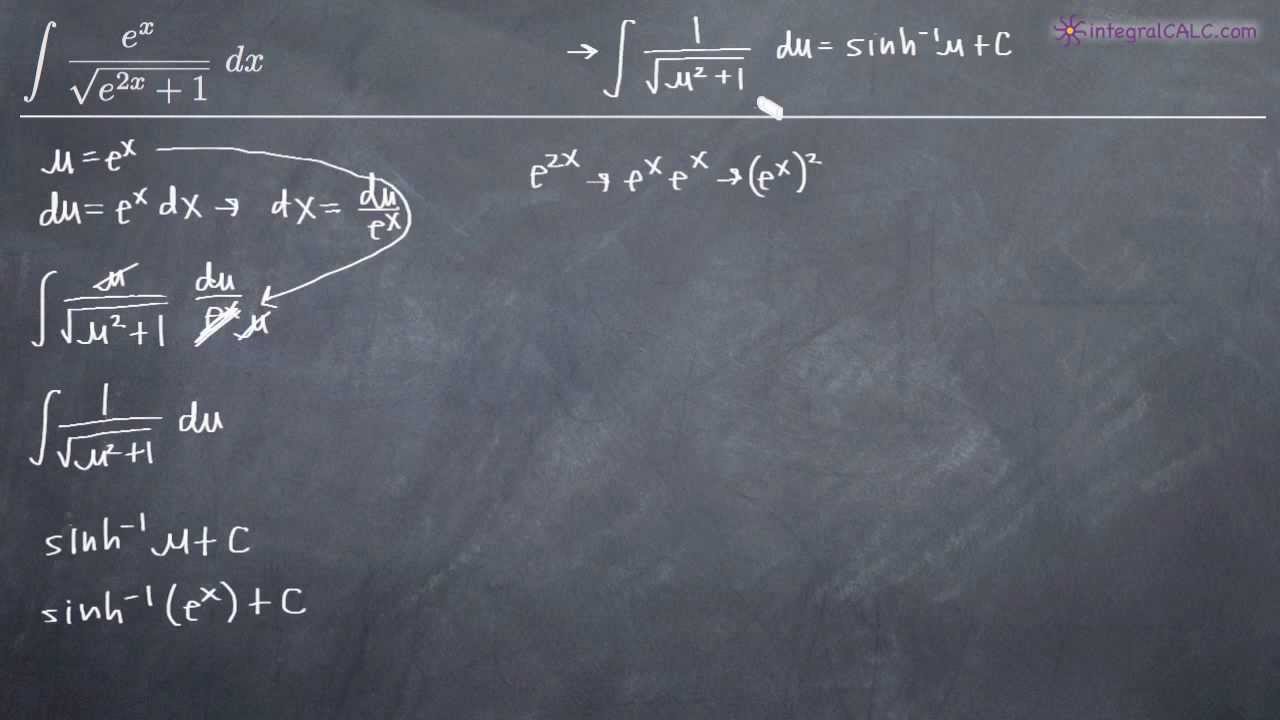Integrals of Inverse Hyperbolic Functions (KristaKingMath)