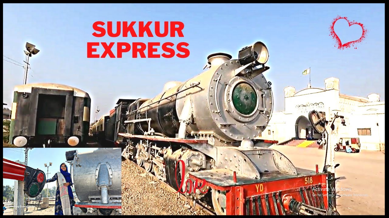 Train at Historical Bridge in Rohri|Sukkur|Tomb of Seven Sisters|Minara of Masoom Shah| |ML-3