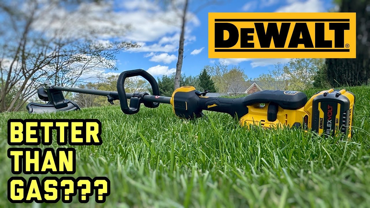 DeWalt 60V String Trimmer - Setup, Review, Upgrade and Gas Comparisons