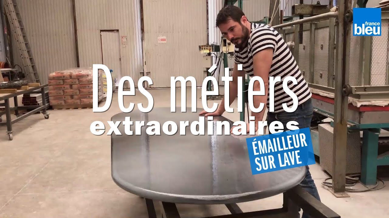 Métiers extraordinaires : émailleur sur lave