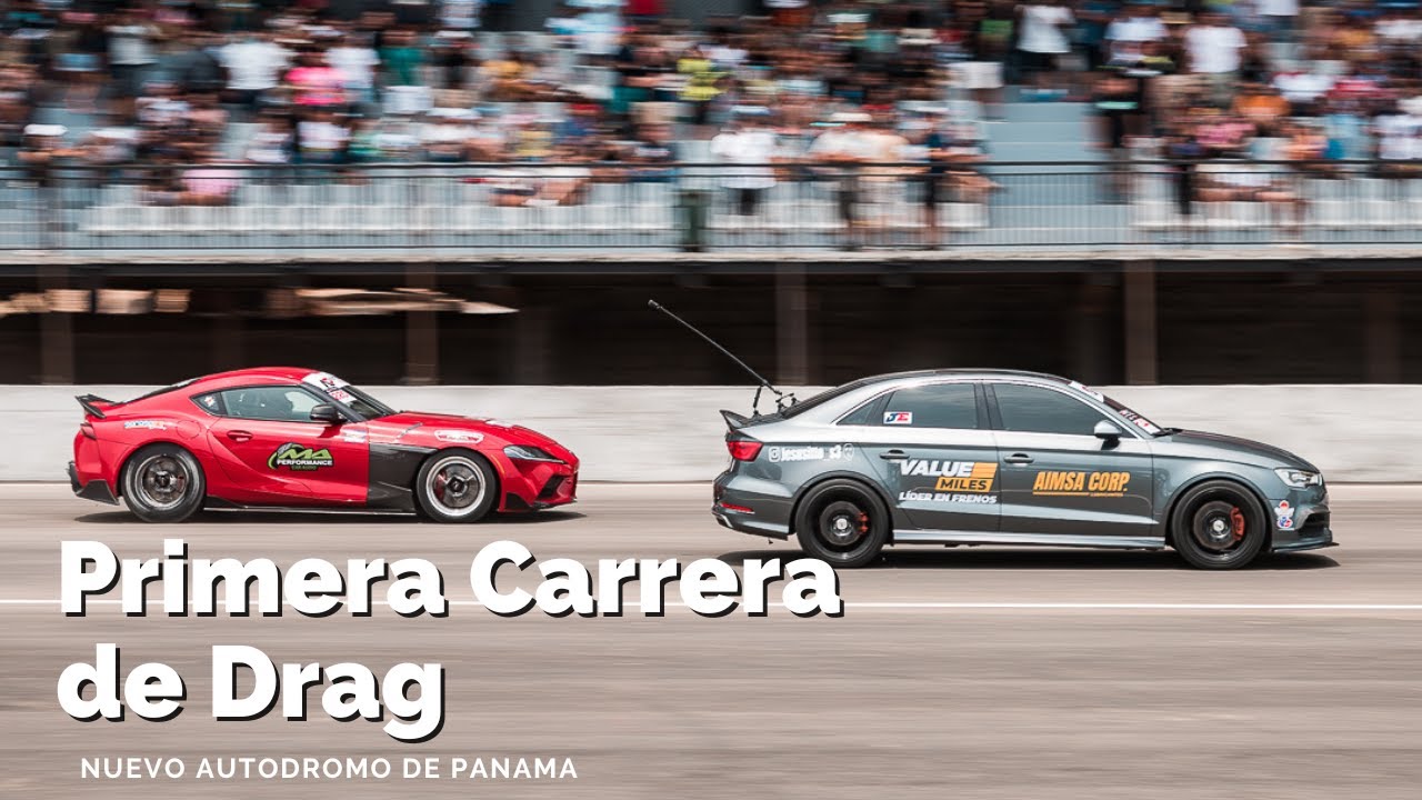 PRIMERA CARRERA DE DRAG EN EL NUEVO AUTODROMO PANAMA.