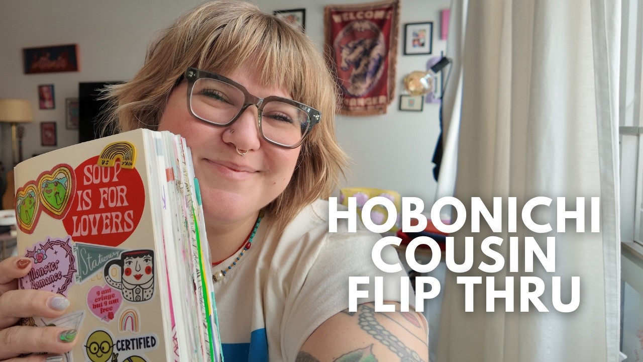 Hobonichi Cousin Flip Thru | Февраль 2025 г.