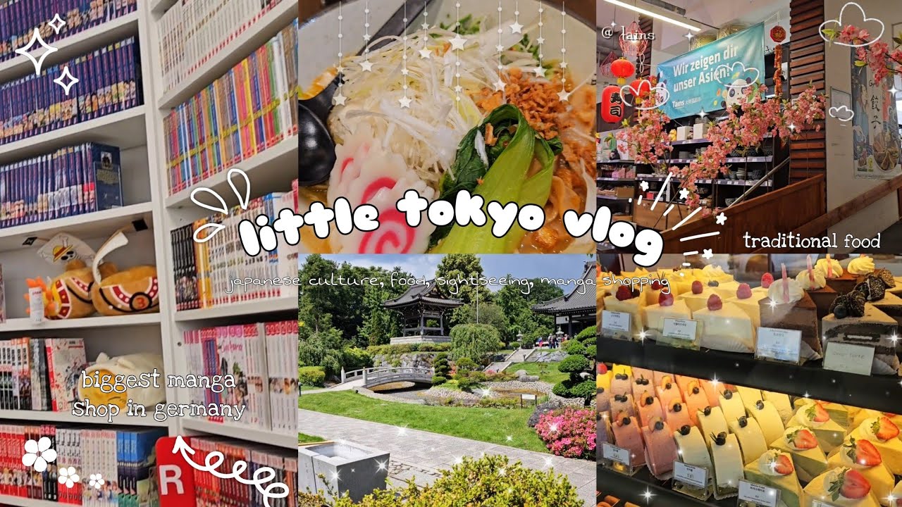 little tokyo vlog 🎐🍜 ; biggest manga shop in germany, traditional food, culture & a lot more! 🌸🎎