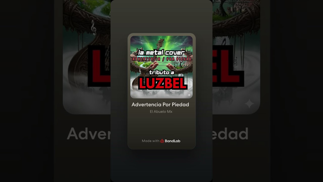 Advertencia / Por Piedad - Luzbel (IA cover) 