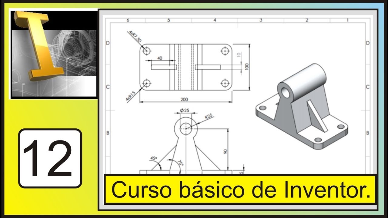 Curso Básico de Autodesk Inventor Principiantes #12 | Diego Gaona