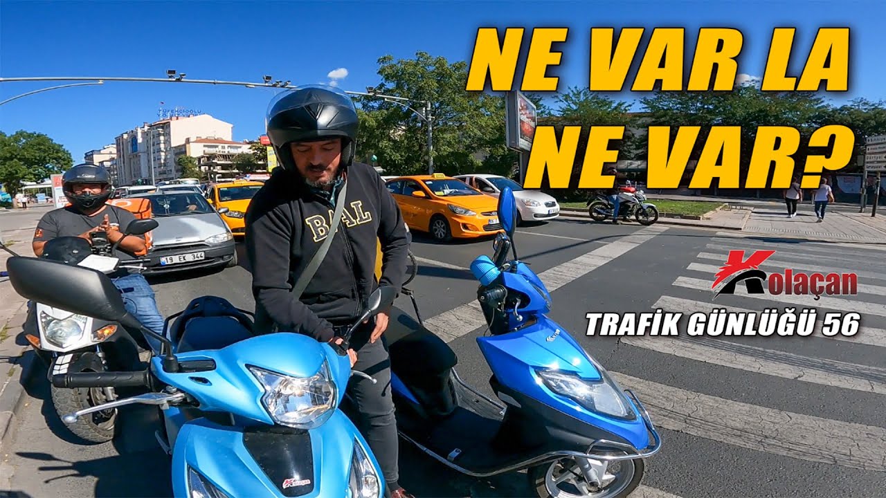 Herkesle kavga eden motorcu | Trafikte olaylar | Kolaçan Trafik günlüğü 56 bölüm