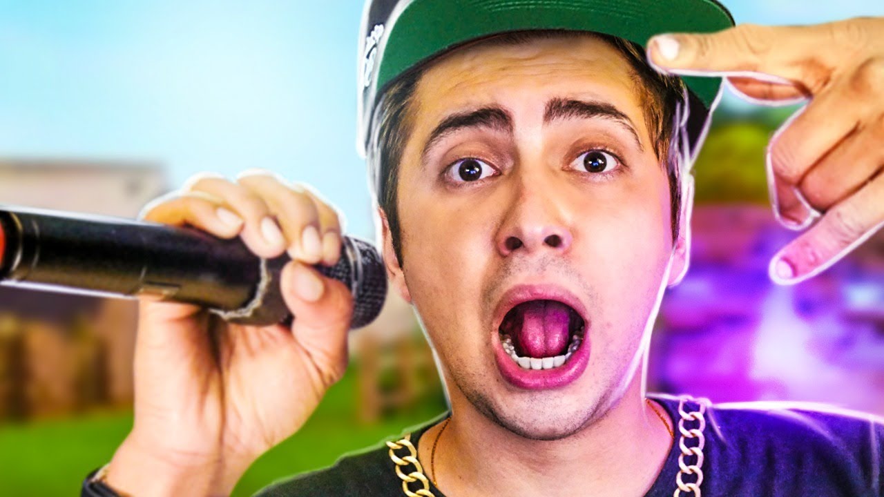 JOGANDO FORTNITE E RIMANDO COM O KRAWK!