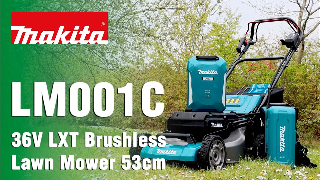 Makita UK - LM001C 36V LXT Brushless Lawn Mower 53cm