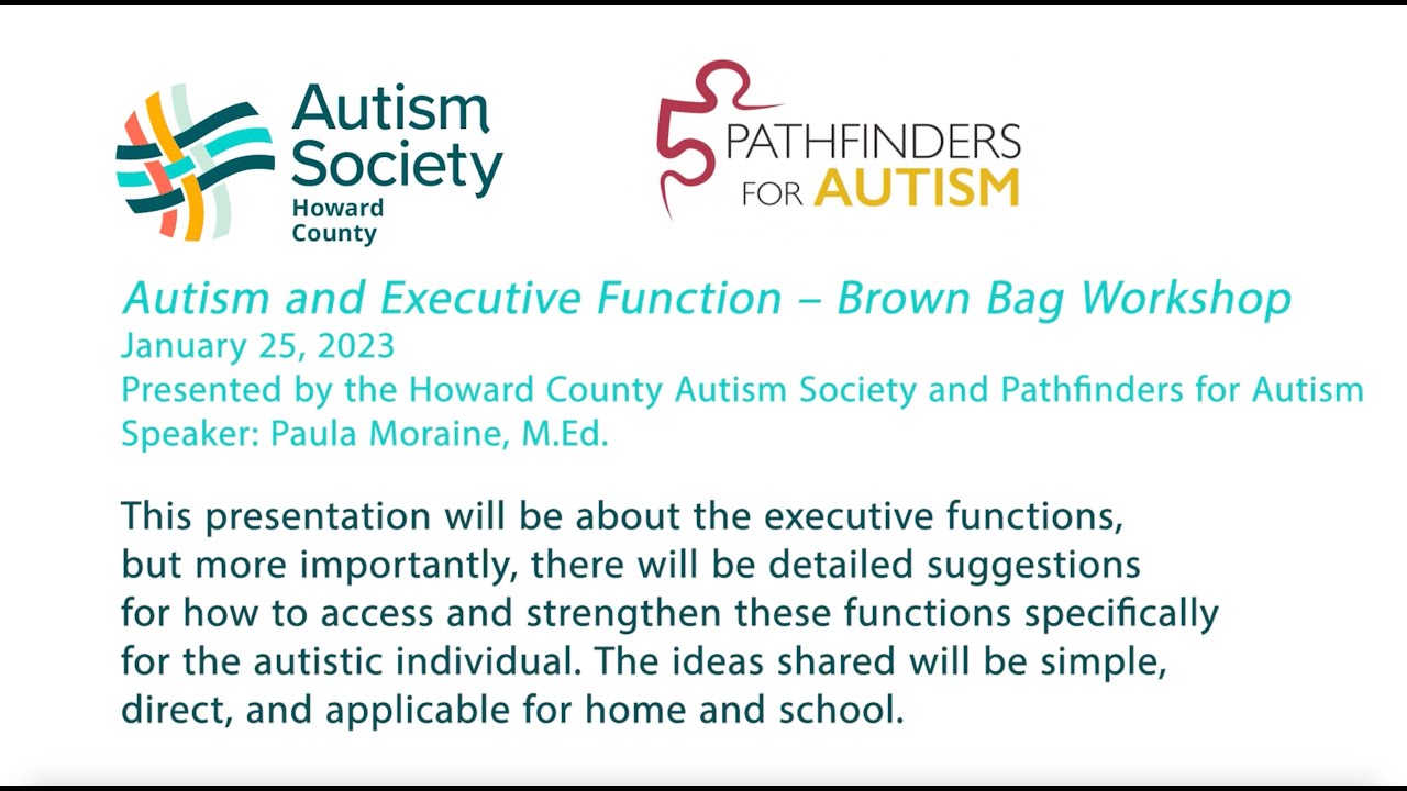 Autism and Executive Function &ndash; Brown Bag Workshop