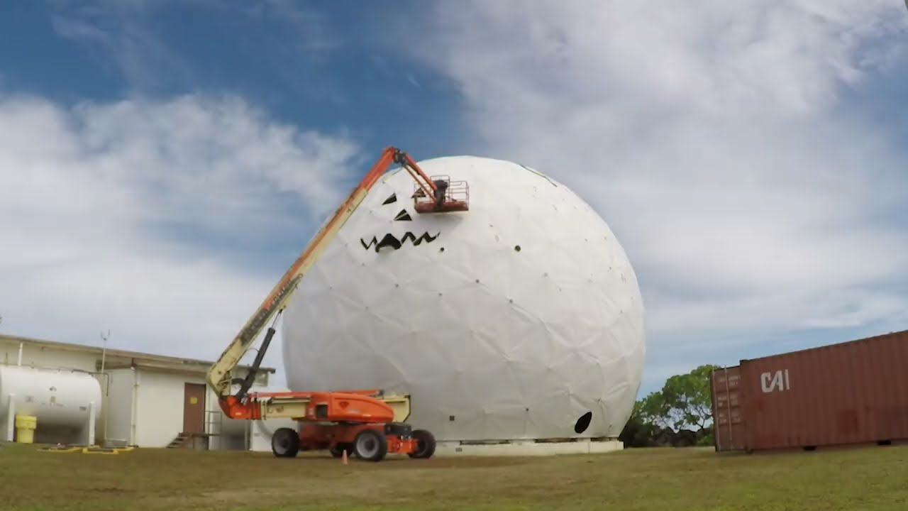 ALCOR Radome Replacement: A Time Lapse