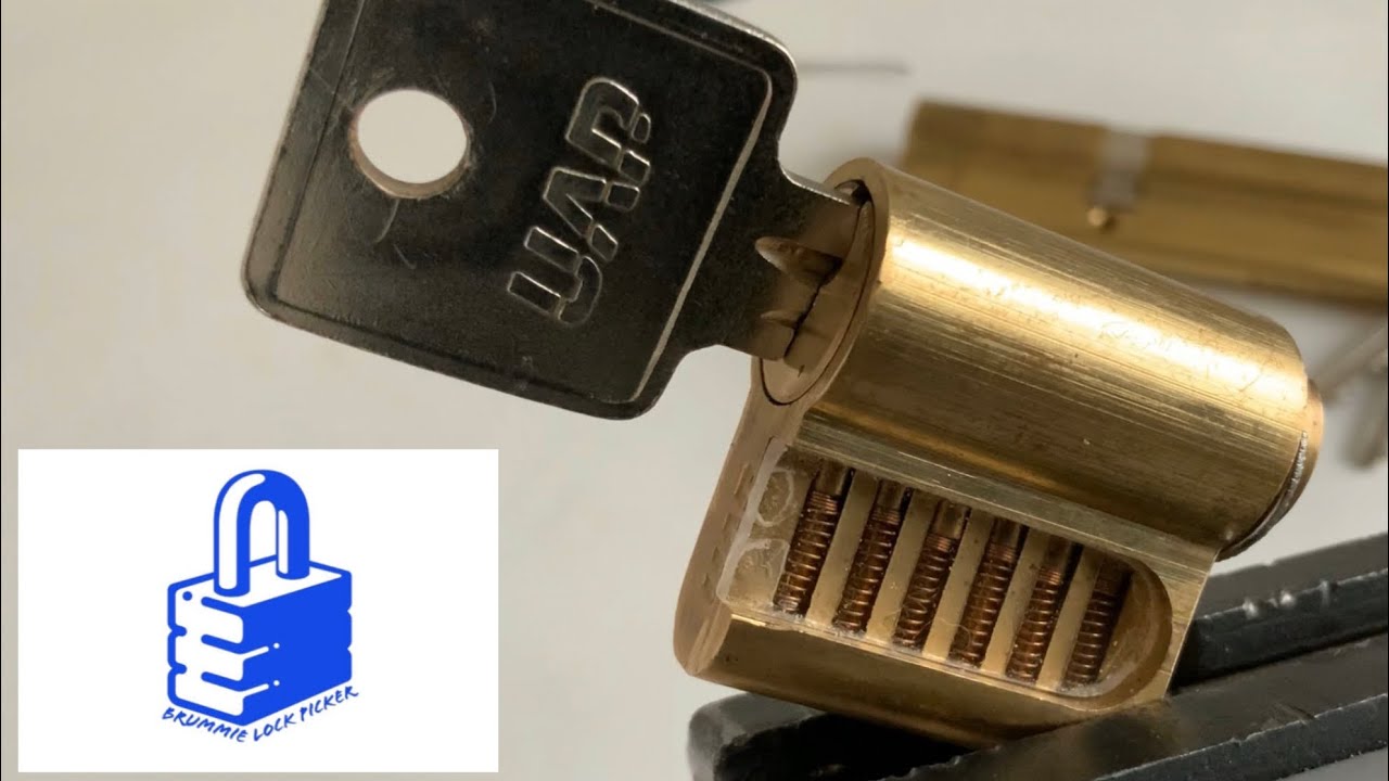 (21) Lock Picking for Beginners, UAP Euro Cylinder Picked with Cutaway Section