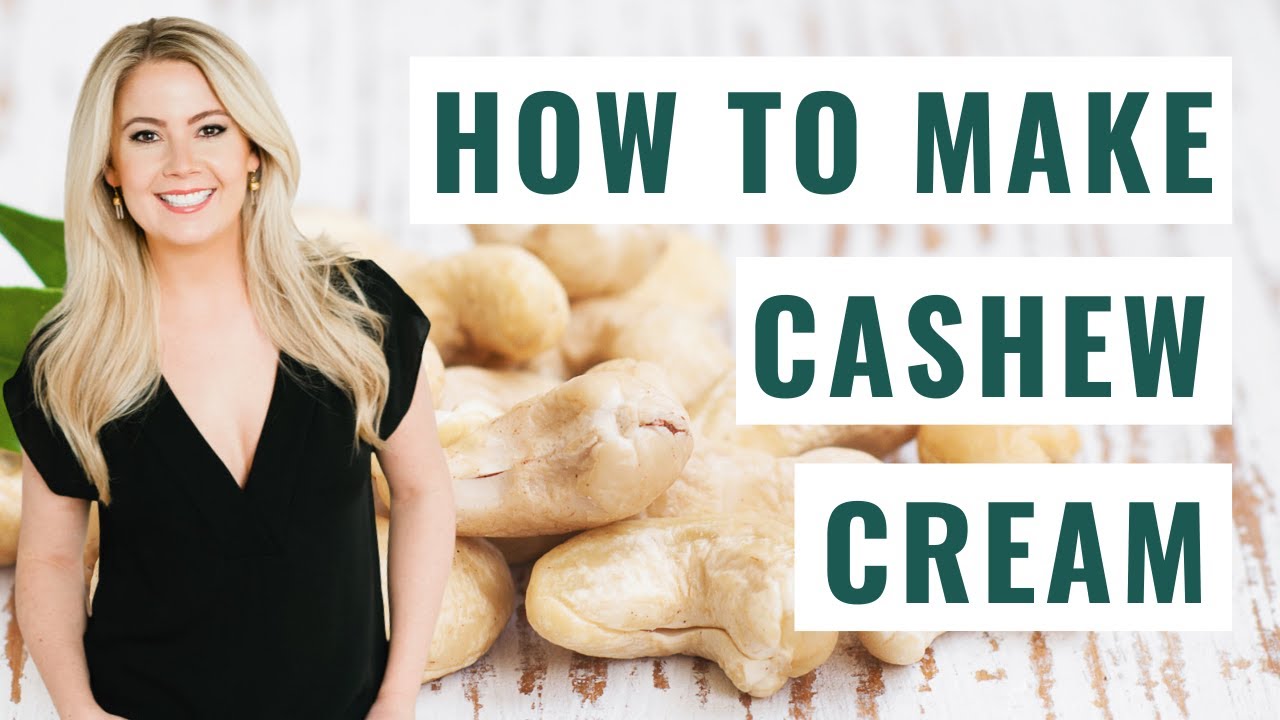 How to Make Cashew Cream! {Replaces Cream in Recipes}