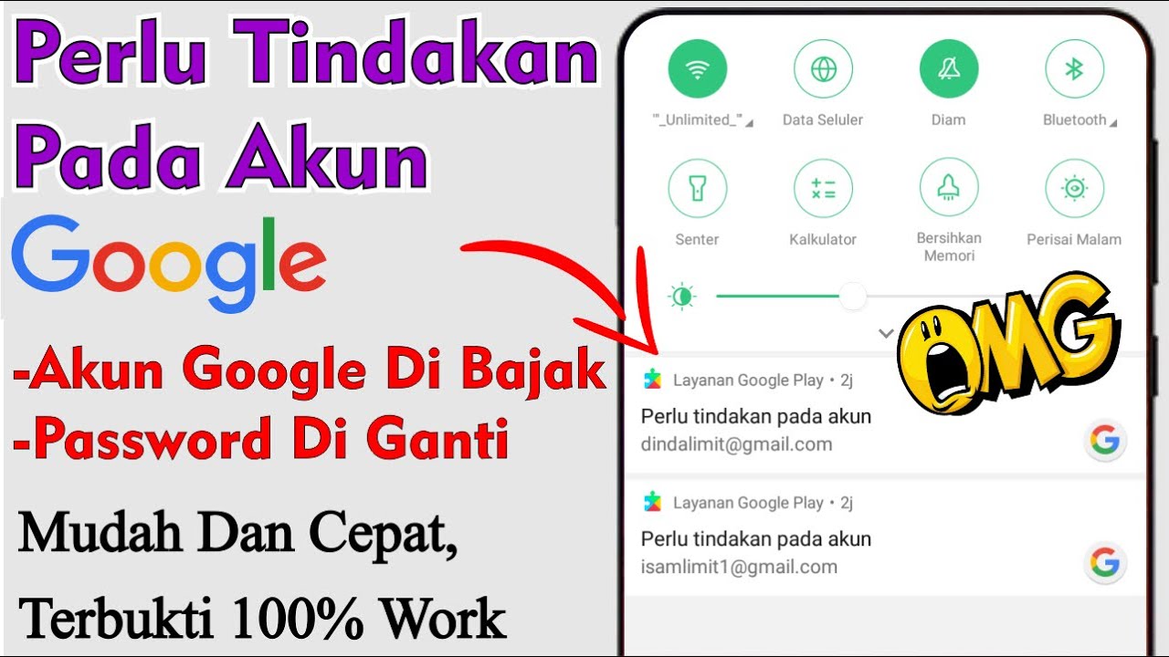 Mudah Dan Cepat | Cara Mengatasi Perlu Tindakan Pada Akun Google