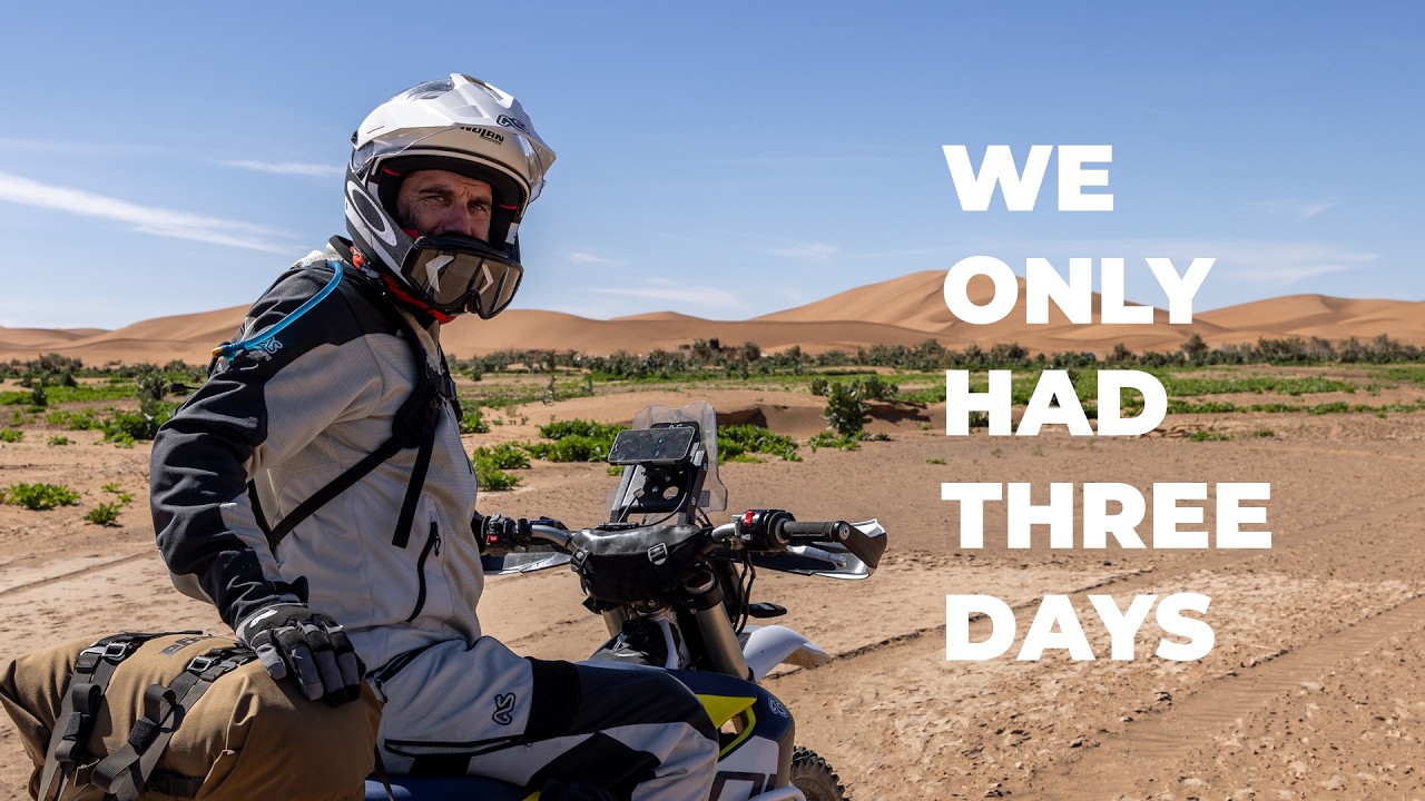 No time! No bike! Big adventure! On the Trans Morocco Trail.
