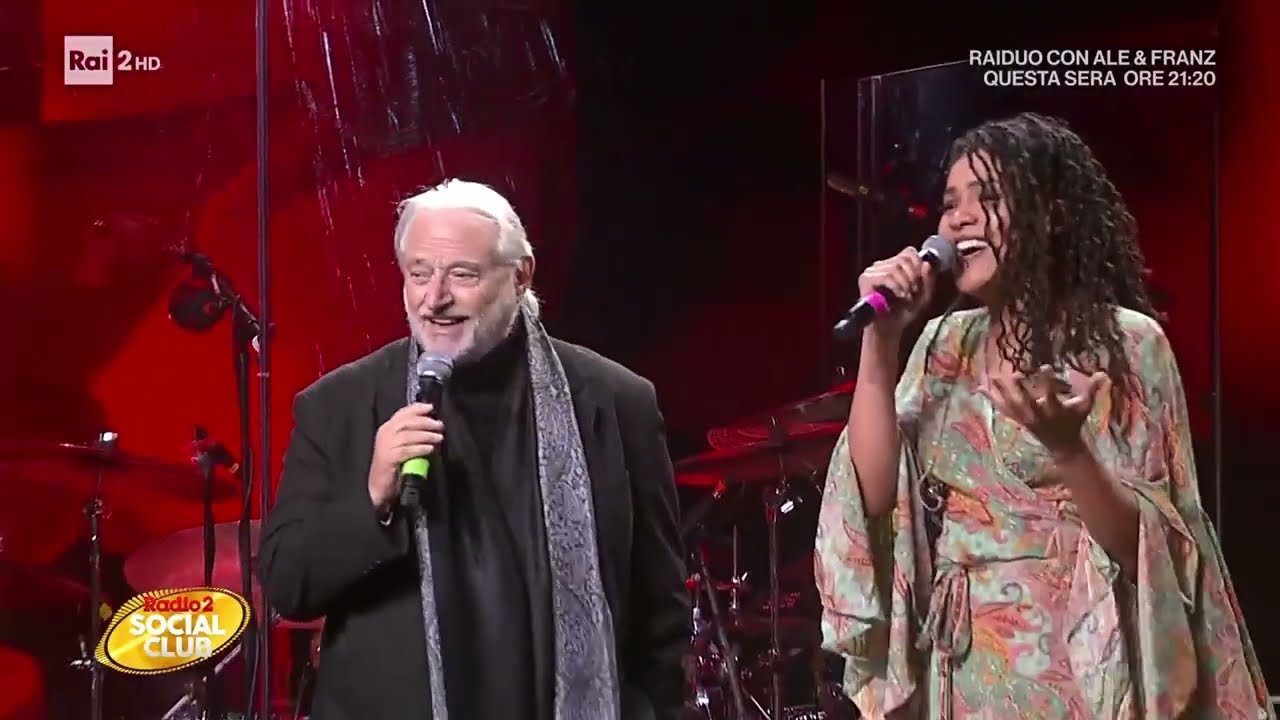 Amedeo Minghi con Frances - Vattene amore - live - Radio Rai2 Social club -  6.12.2024