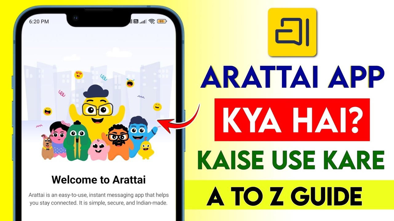 Arattai Messenger App kya hai aur Kaise USE kare | Full Guide | Whatsapp alternative Arattai App