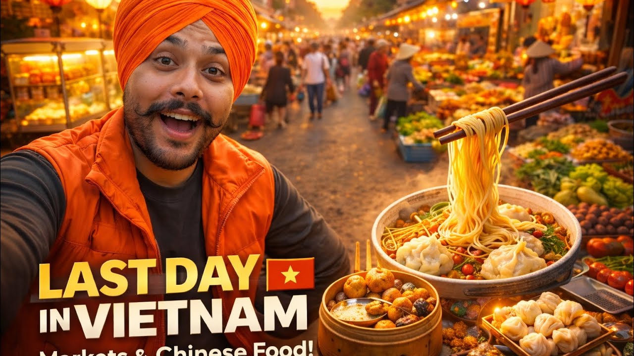 Vietnam Ka Last Din 🇻🇳 | Chinese Food, Street Life & Real Goodbye 😢 | Desi Travel Vlog | J Ramgharia