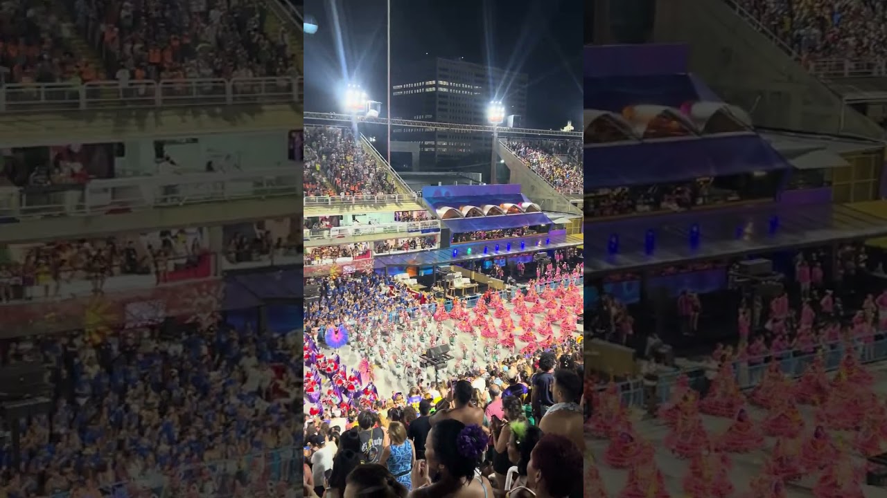 sambadrome at rio carnaval, brazil