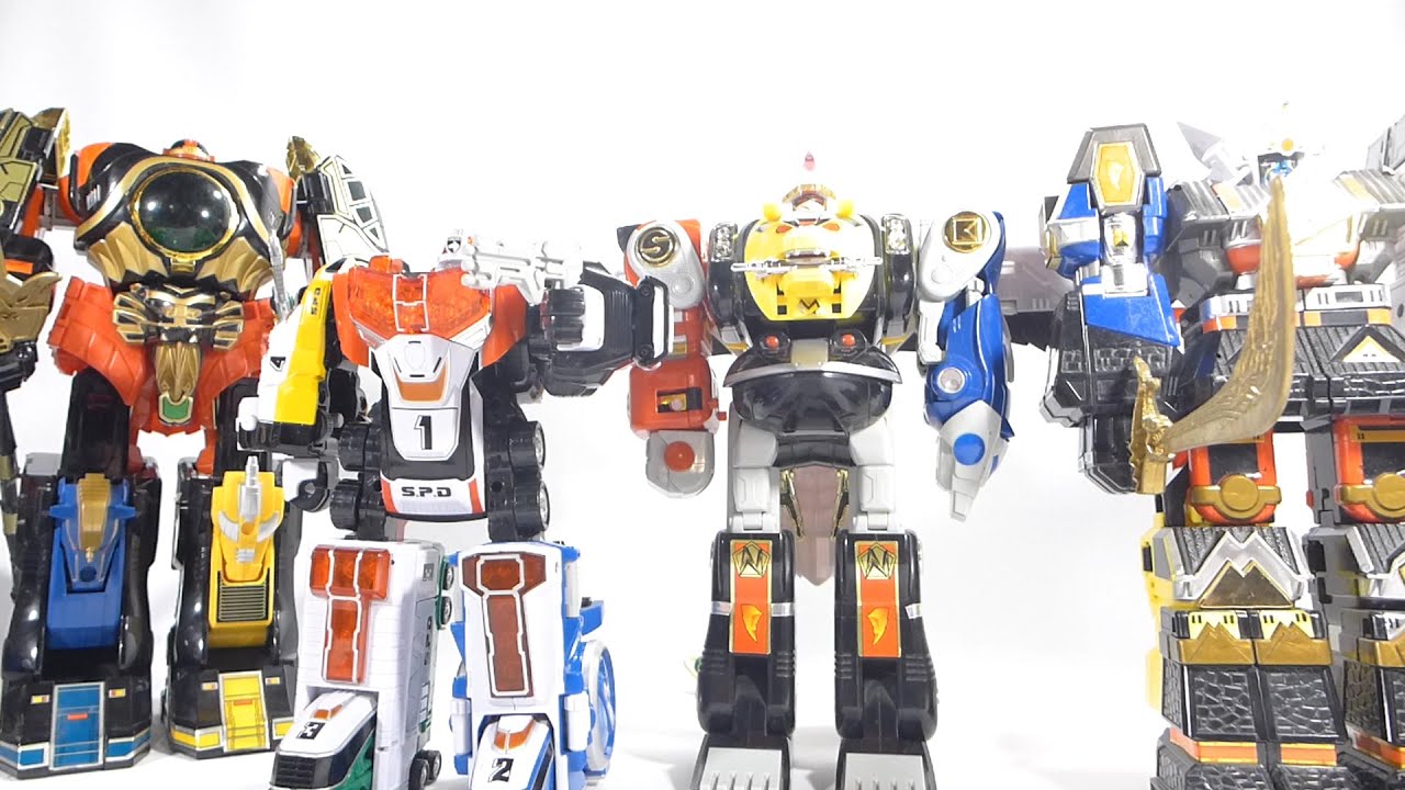 BUYING ALL OF THE MEGAZORDS UNBOXING! (8/17/2015)