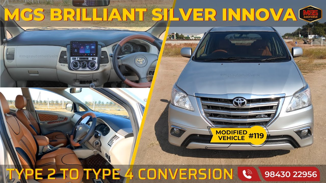 119th MGS Brilliant Silver Innova Type 4 Conversion | Modification | Restoration @mgsautomotivein