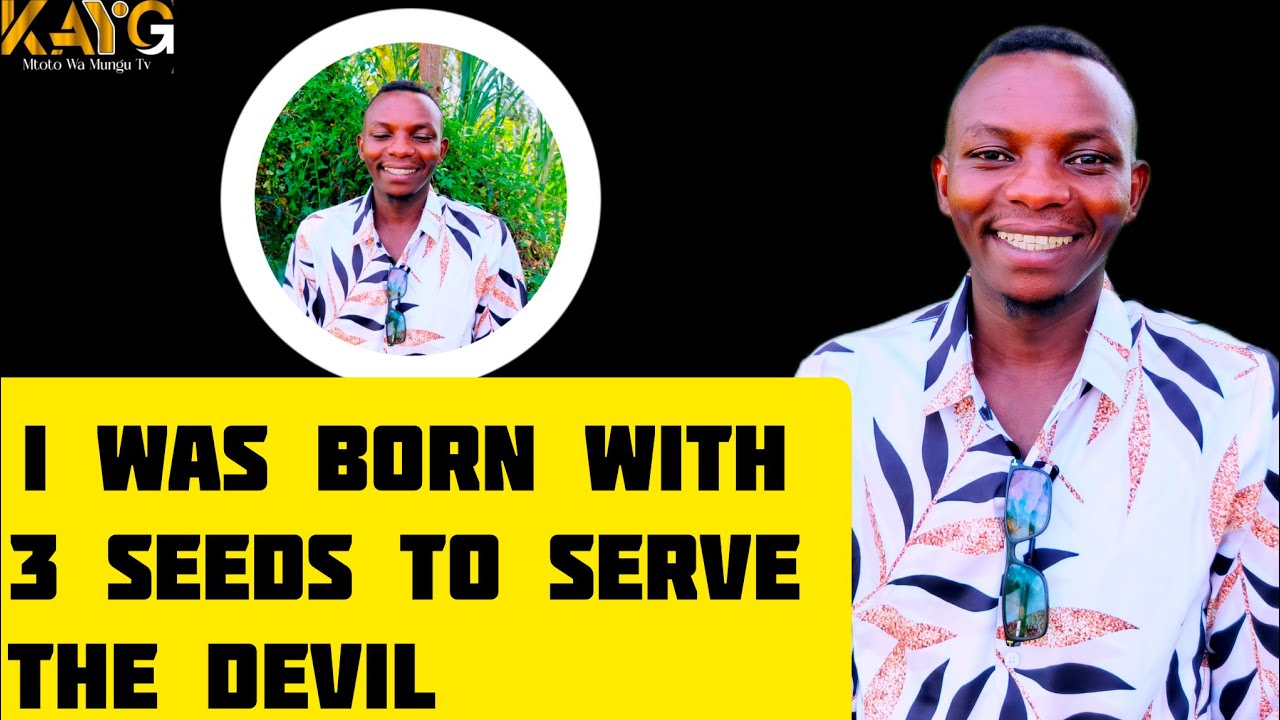 I was born with 3 seeds from the dark world to serve the devil but I refused