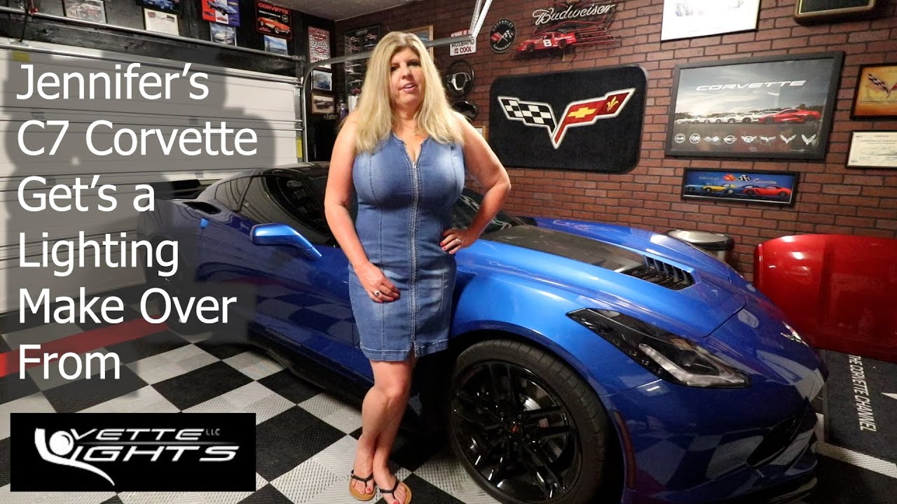 C7 Дженнифер получает новое освещение от Vette Lights