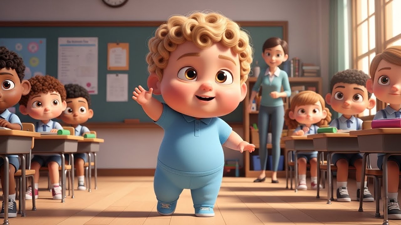 Happy School Route 🚌🎶 Fun School Song for Kids | Preschool Learning Adventure