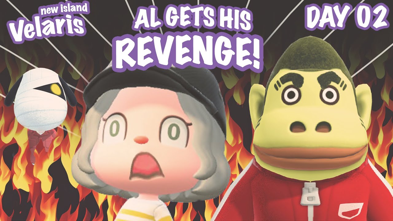 AL GETS REVENGE + MY LUCKY STREAK IS RUINED | DAY 02 ACOTAR Island Villager Hunt | Animal Crossing