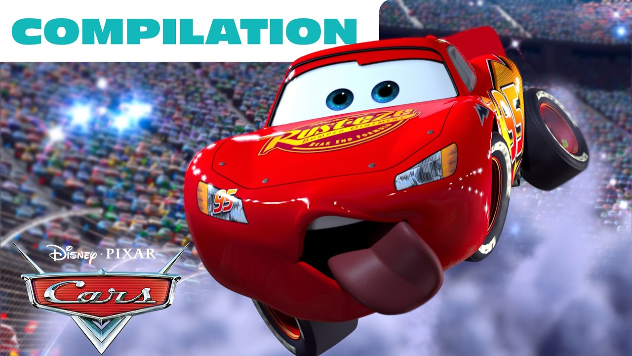Lightning McQueen's Greatest Moments Compilation! 🏎️💨 | Pixar Cars | Disney Jr.