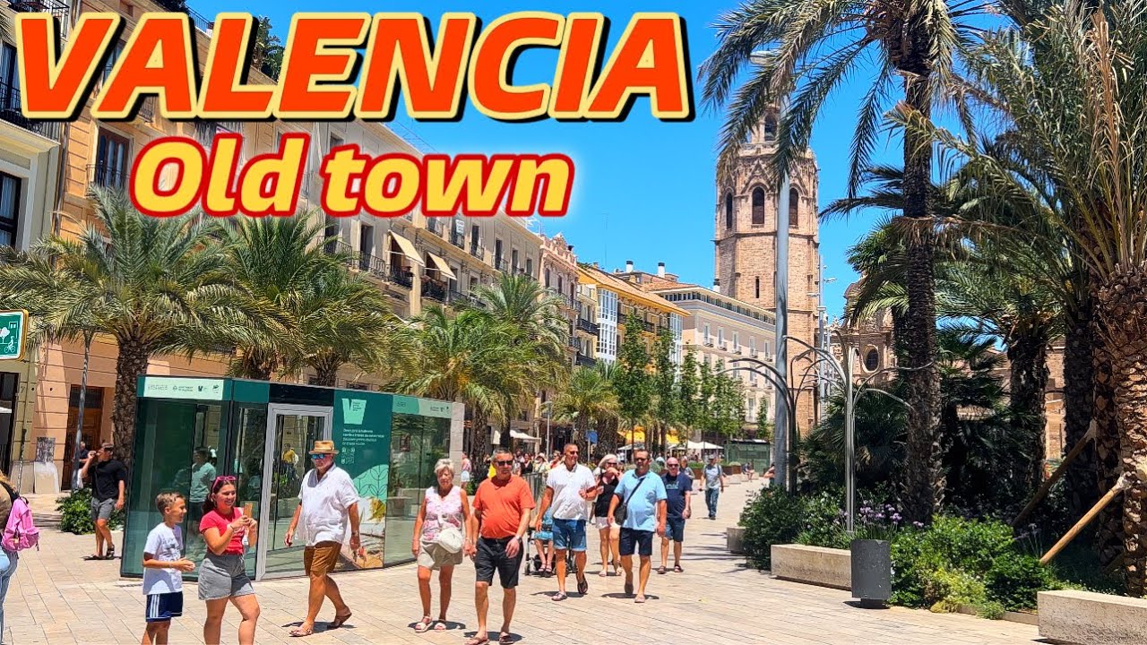 Valencia OLD TOWN in 2024: Summer Walking tour! ☀️ #valencia #benidormbyana