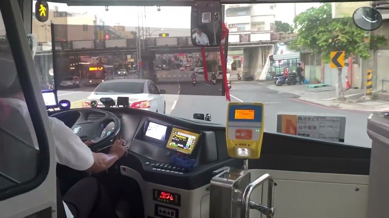 台中客運 RACE700 304路 EAL-0316 清水-西寧國小 前方展望