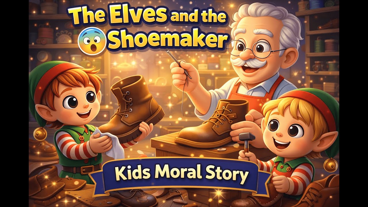 The Elves and the Shoemaker Story | Kids Bedtime Fairy Tale