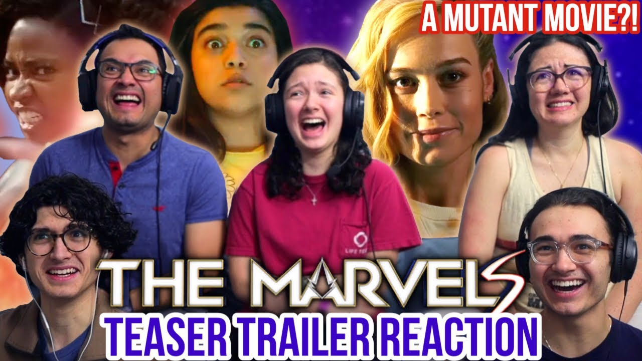 THE MARVELS TEASER TRAILER REACTION! | MaJeliv Reactions | a mutant movie?!