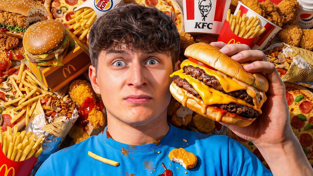 JEMY TYLKO FASTFOODY PRZEZ 24H!