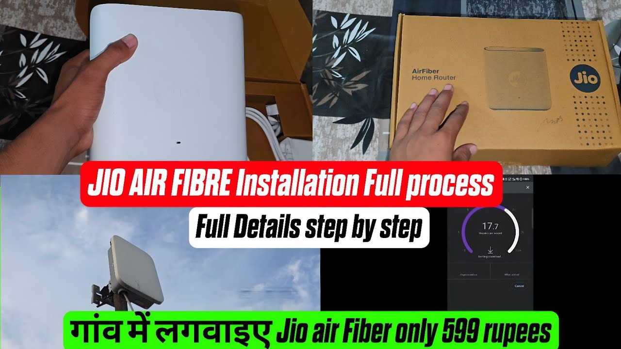 Jio AirFiber Unboxing & Installation | Step-by-Step Guide