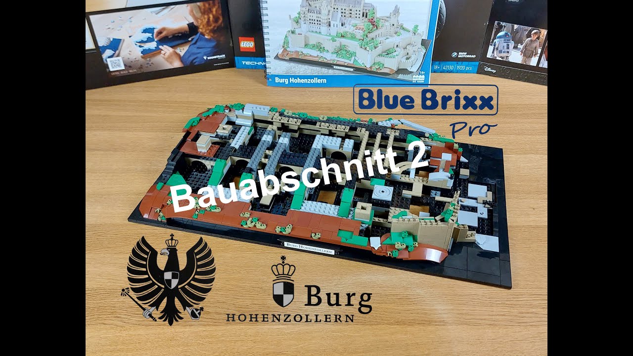 BlueBrixx Pro 105084 Burg Hohenzollern Bauabschnitt 2 / Speedbuild