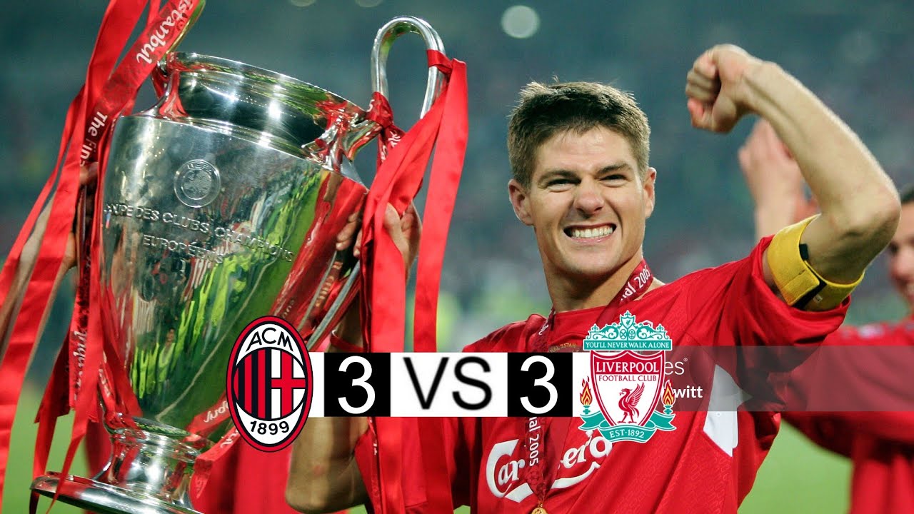 Liverpool vs AC Milan | 3-3 | extended highlights and Goals | UCL final 2005