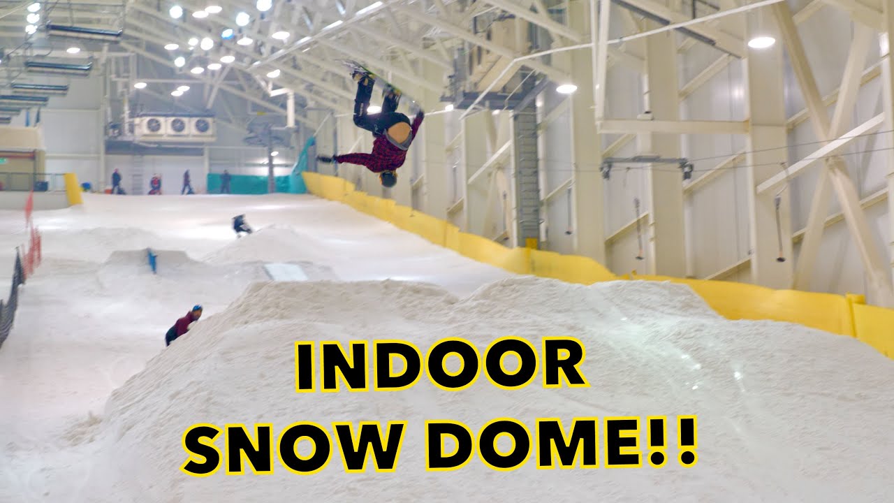 INDOOR SNOWBOARDING at THE SNOW DOME in New Jersey! (Big Snow, The American Dream)