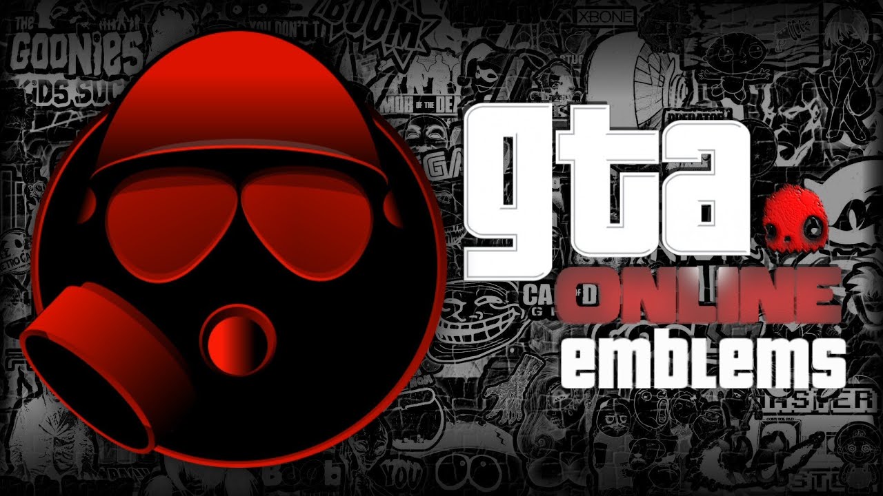 GTA V - Gas Mask - Emblem Tutorial ( Grand Theft Auto 5 ) Screetch2009