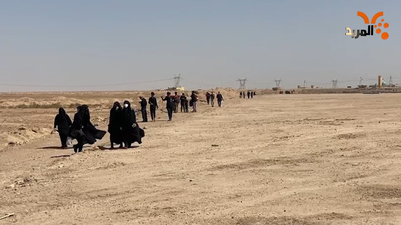 من الشلامجة إلى كربلاء .. الزوار الإيرانيون يهتفون .. لبيك يا حسين #المربد